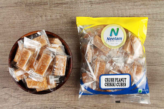 Crush Peanut Chikki Cubes 200 Gm