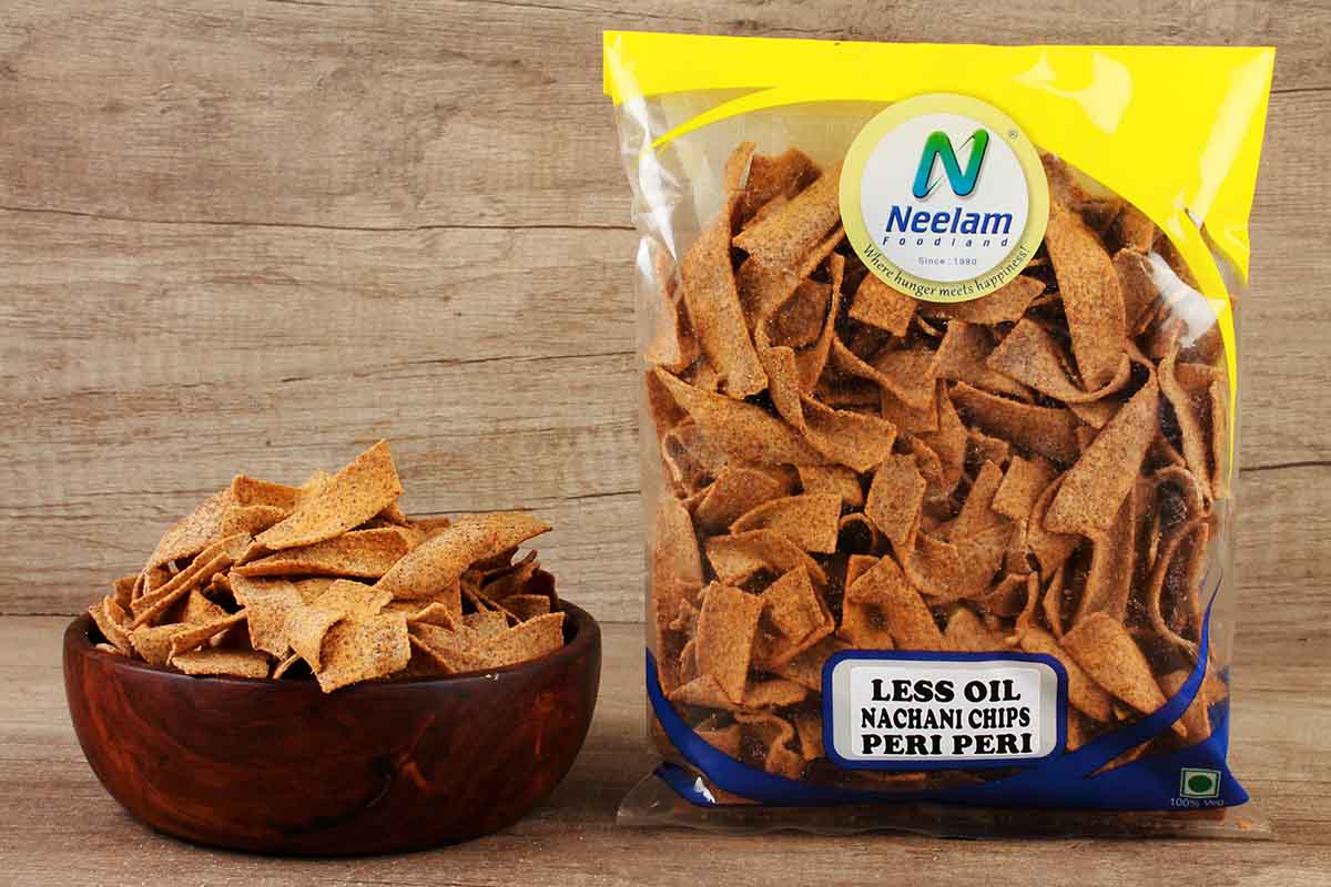 Less Oil Nachani Chips Peri Peri 200 Gm
