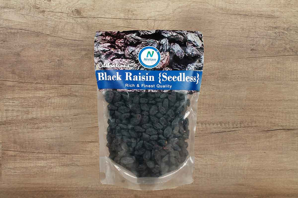 Black kashmiri raisins (with seed) - Mr. Nature's