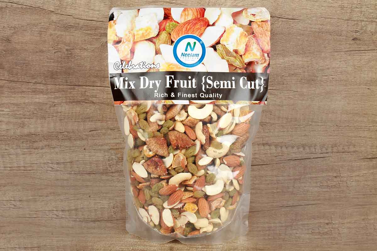 Mix Dry Fruit Semi Cuts 500 Gm