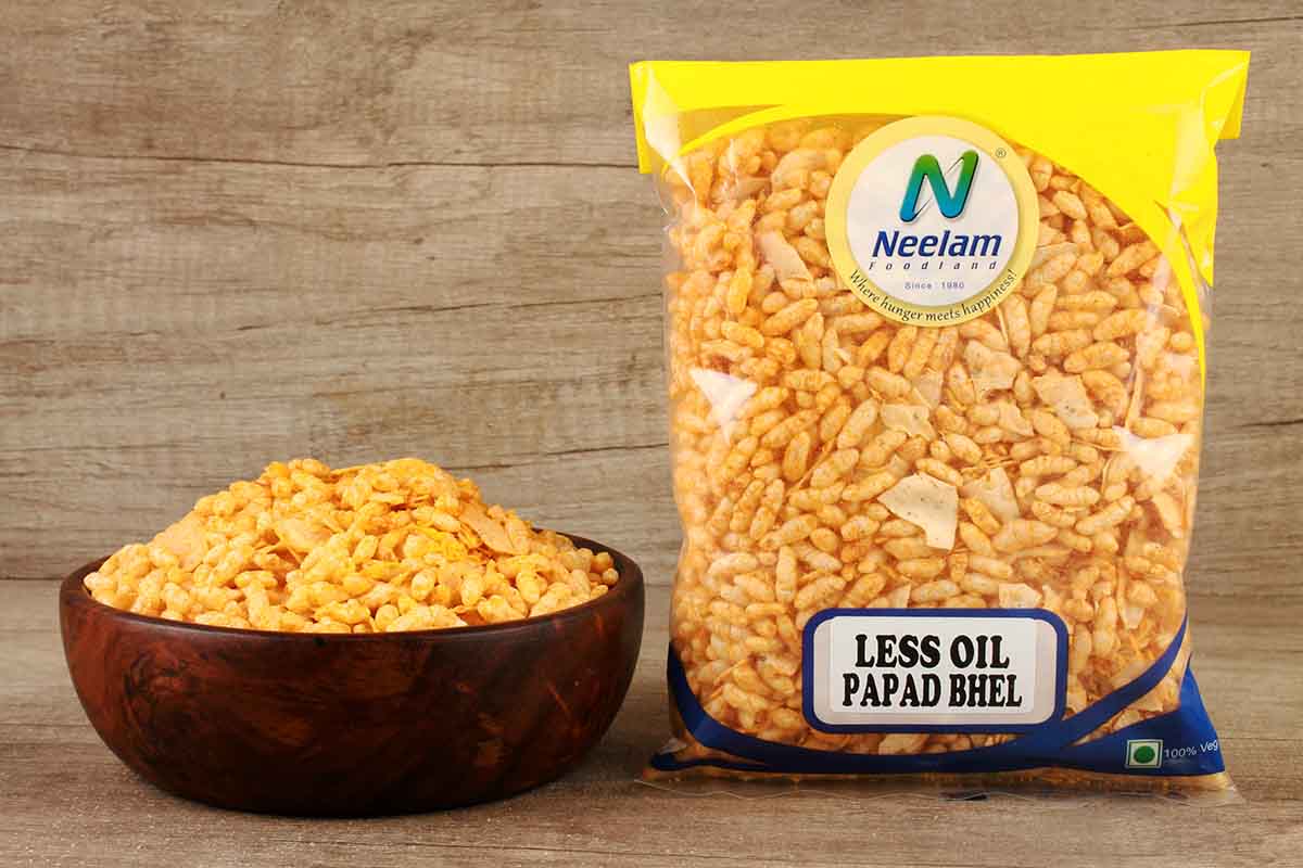 Less Oil Papad Bhel 200 Gm