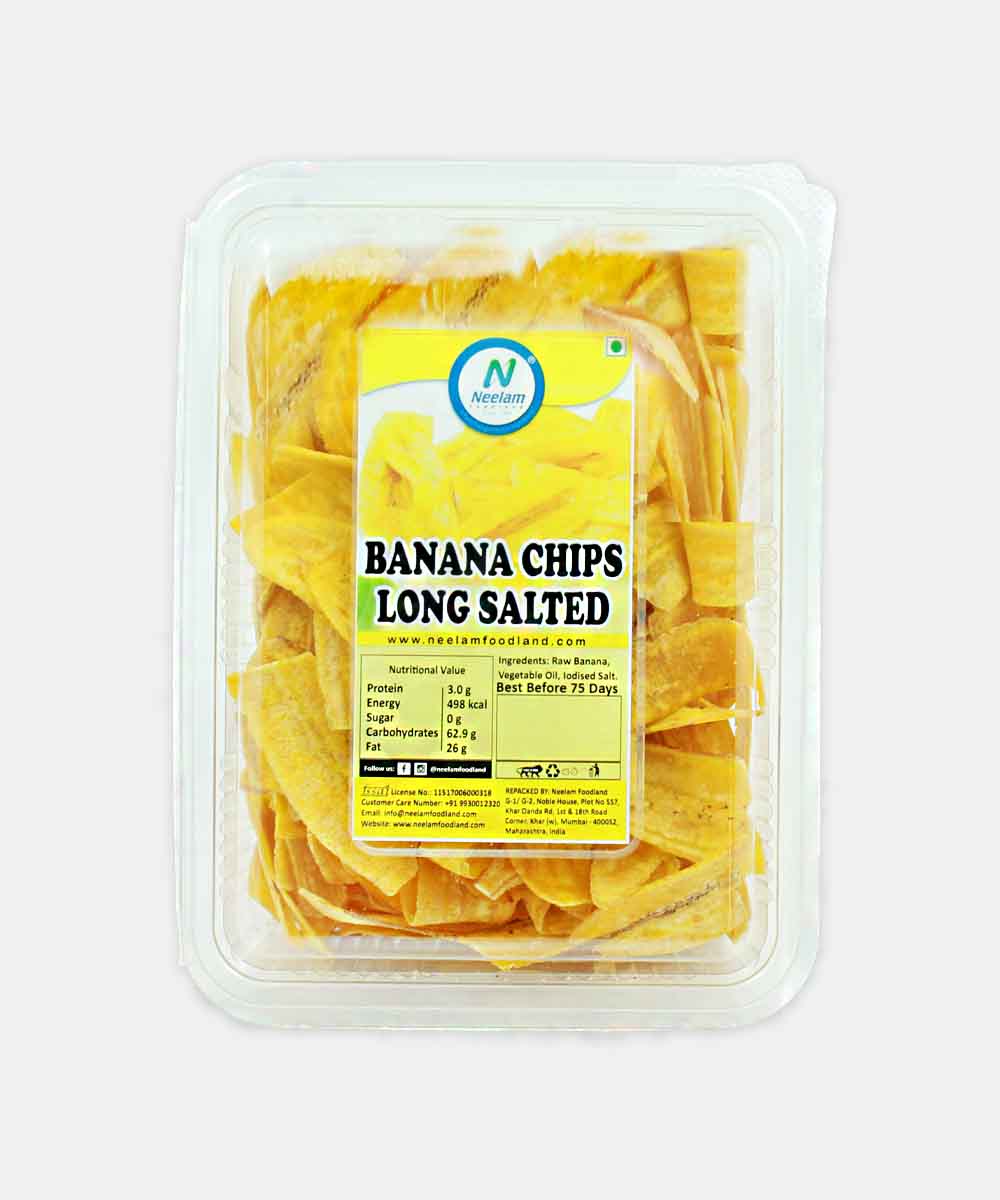 Banana Chips Long Salted 200 Gm