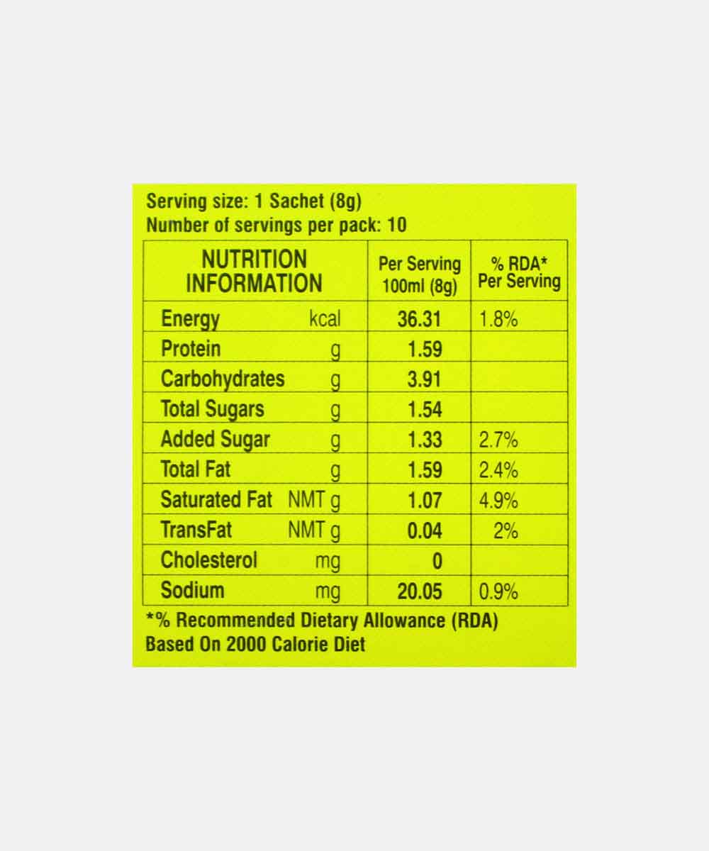 Girnar Premix Cardamom Chai Low Sugar 80 Gm 10 Sachets