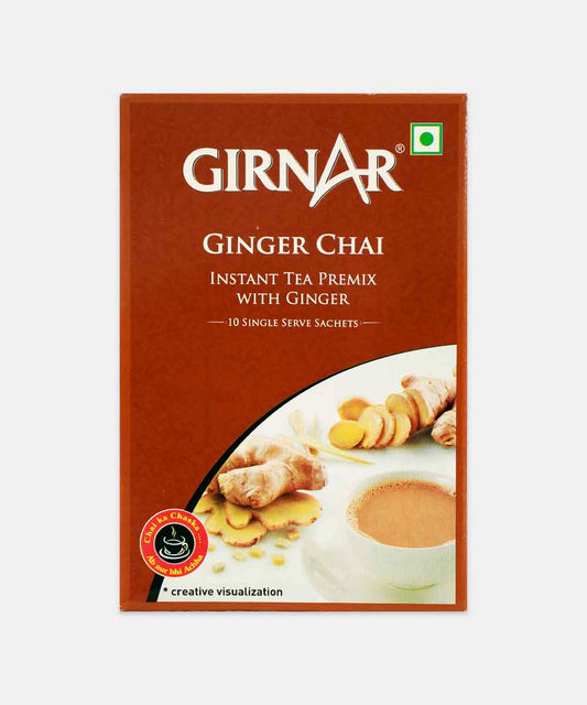 Girnar Ginger Instant Premix Chai 140 Gm 10 Sachets