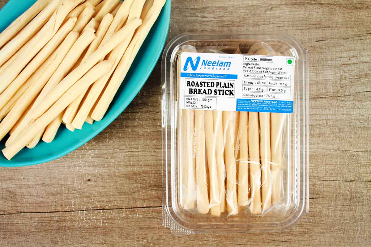 Roasted Plain Bread Stick 100 Gm