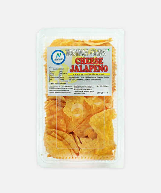 Tortillla Chips Cheese Jalapeno 120 Gm