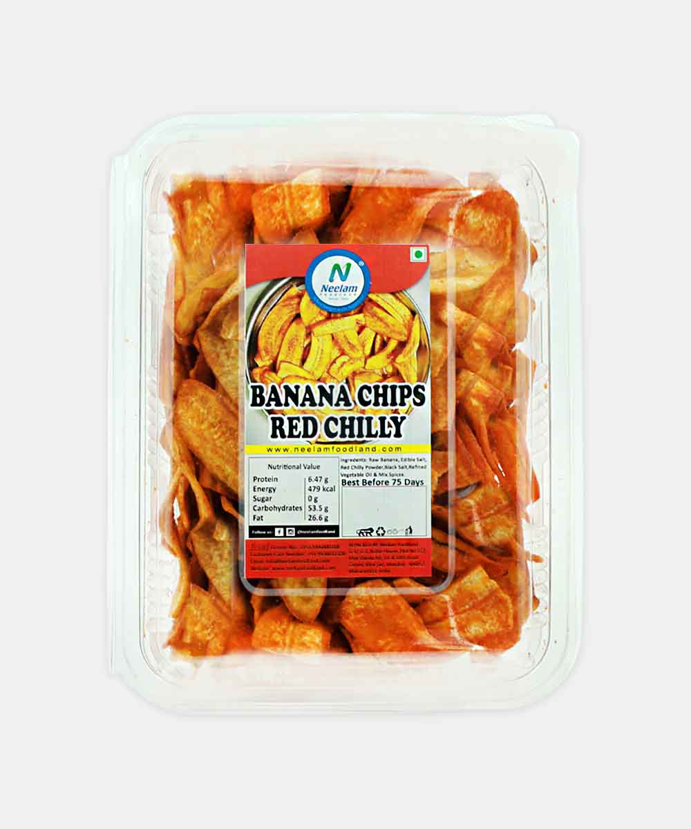 Banana Chips Red Chilly 200 Gm