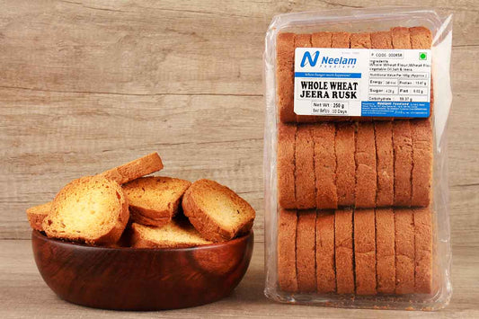 Whole Wheat Jeera Rusk 250 Gm