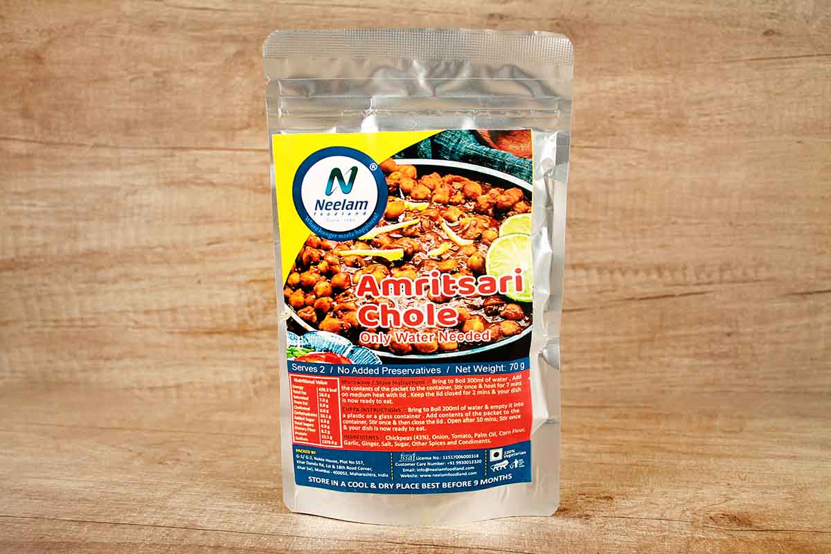 Neelam Freeze Dried Amritsari Chole 70 Gm