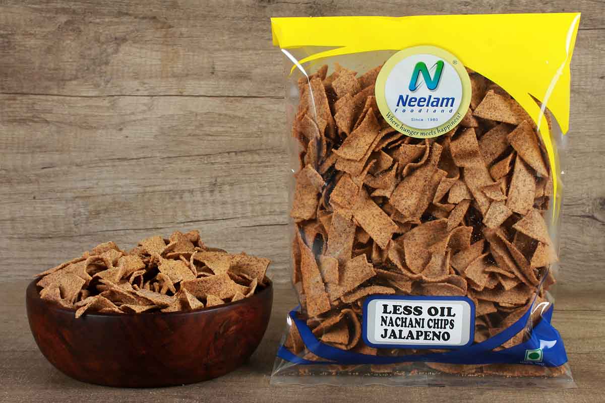 Less Oil Nachani Chips Jalapeno 200 Gm