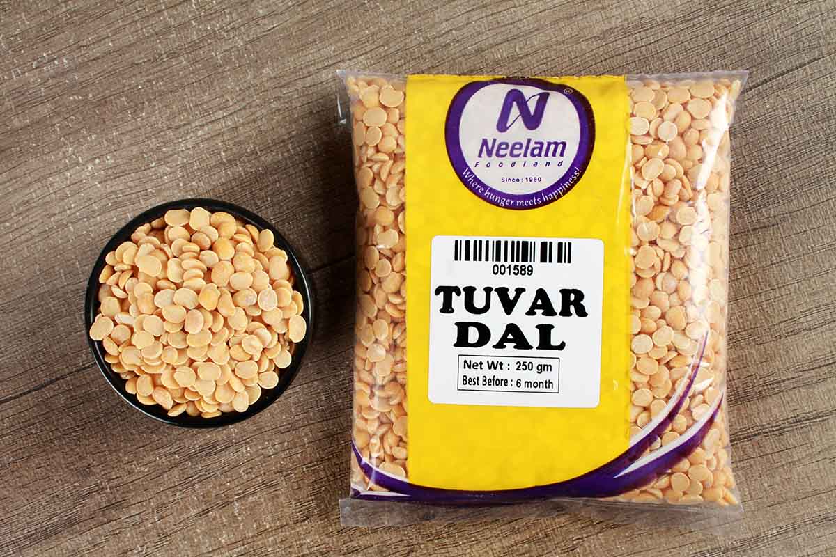 Yellow Spilit Pigeon Peas/Toor/Tuwar Dal 250 Gm