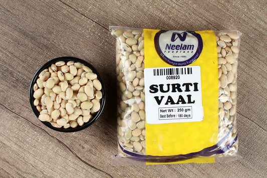 White Field Beans/Surti Vaal 250 Gm