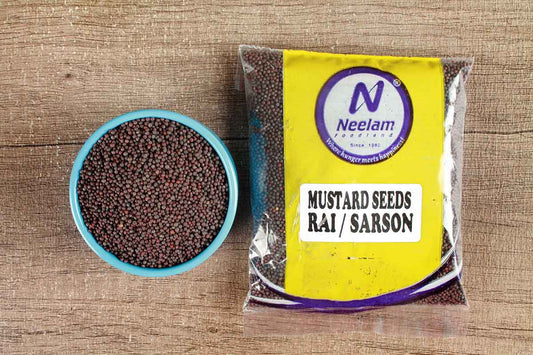 Whole Mustard Seeds/Rai/Sarson 100 Gm