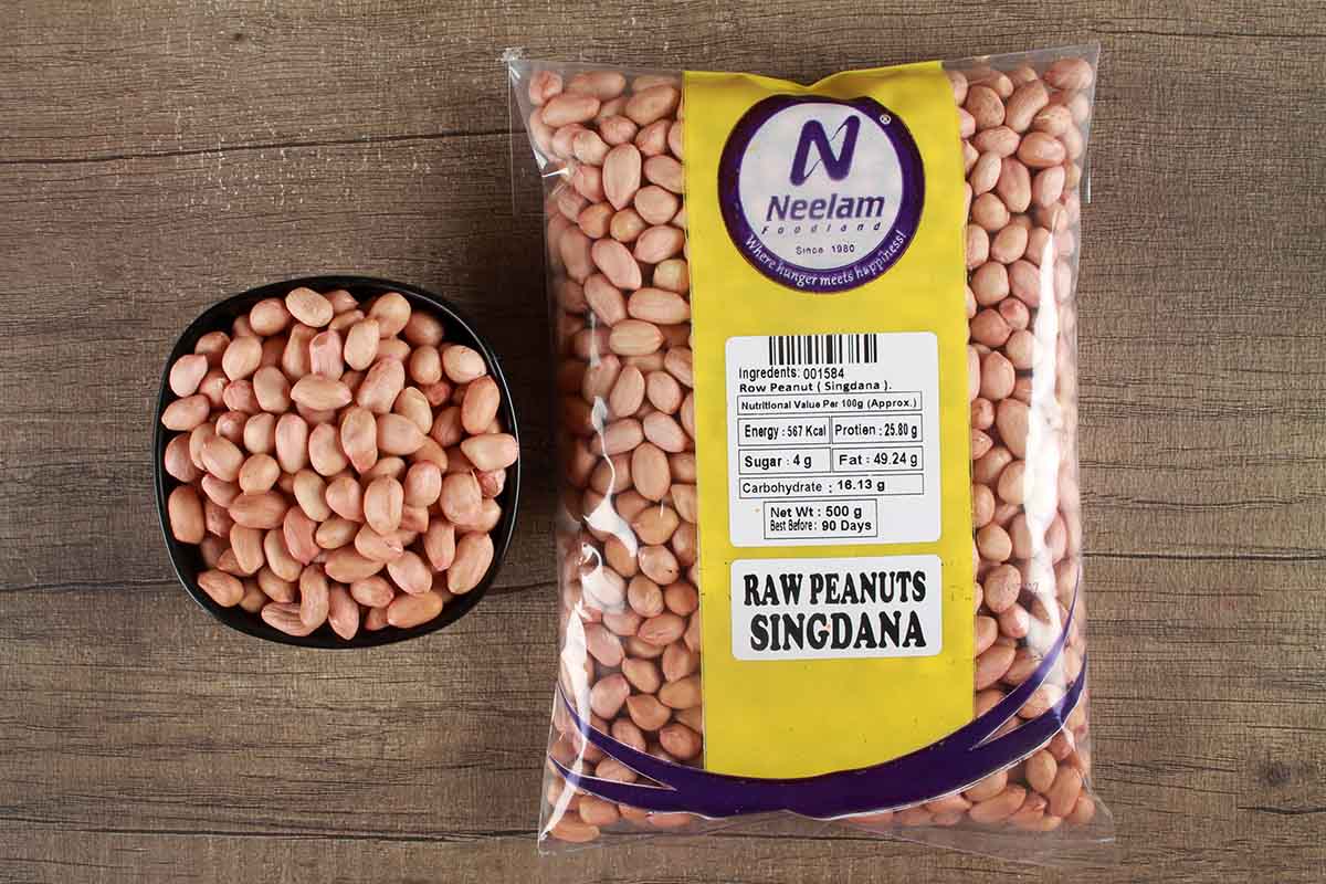 Raw Peanuts Singdana / Kacha Shindana 500 Gm