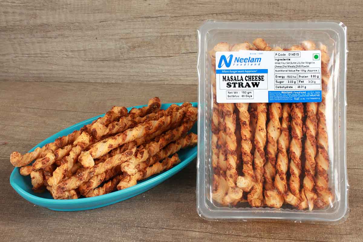 Masala Cheese Straw 150 Gm