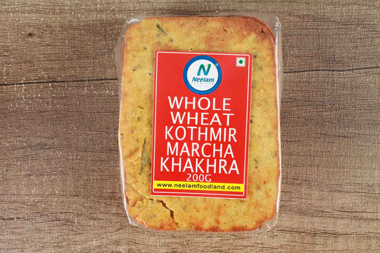 Whole Wheat Kothmir Marcha Khakhra Mobile 200 Gm