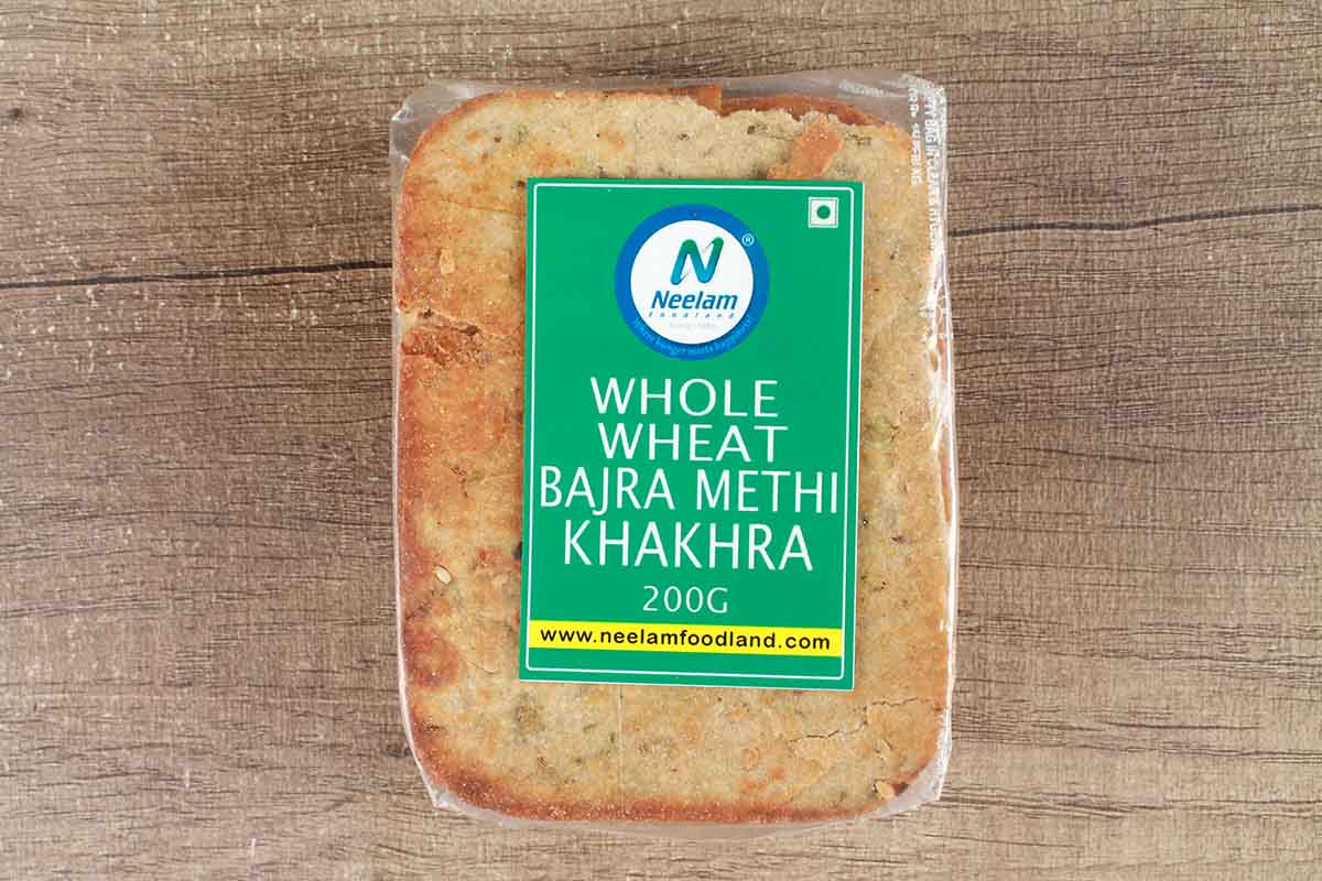 Whole Wheat Bajra Methi Khakhra Mobile 200 Gm