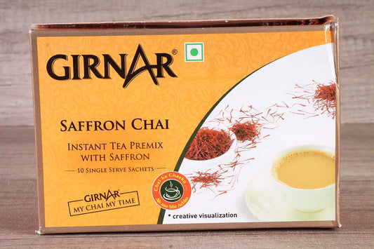 Girnar Premix Saffron Chai 140 Gm 10 Sachets