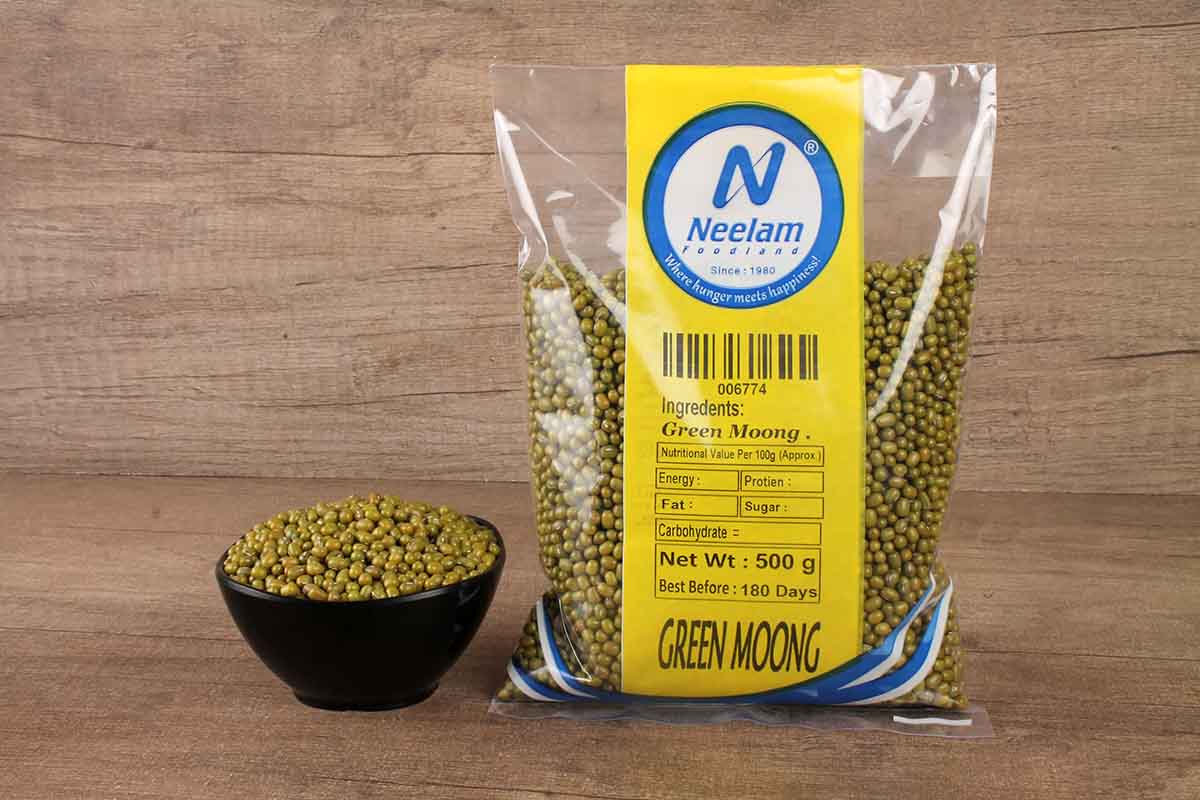 Whole Green Moong/Sabut 500 Gm