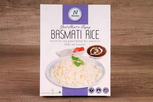 Neelam Steam Basmati Rice Heat & Eat 285 Gm
