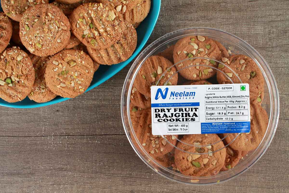Rajgira Dryfruits Cookies 300 Gm