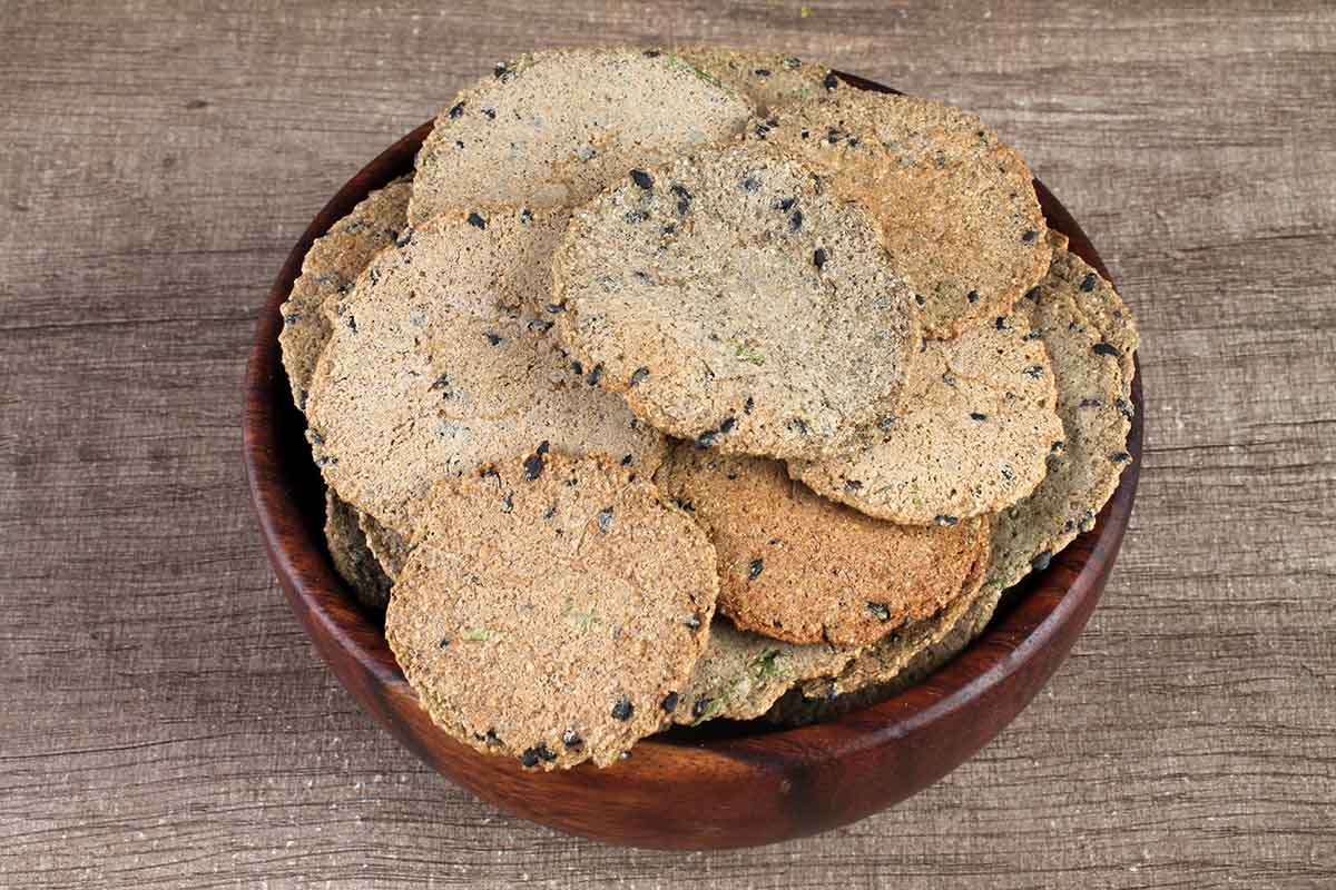 Roasted Bajra Spinach Cracker 100 Gm