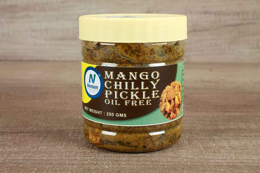 Oil Free Mango Chilly Pickle 250 Gm