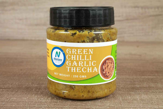 Green Chilli Garlic Thecha 250 Gm