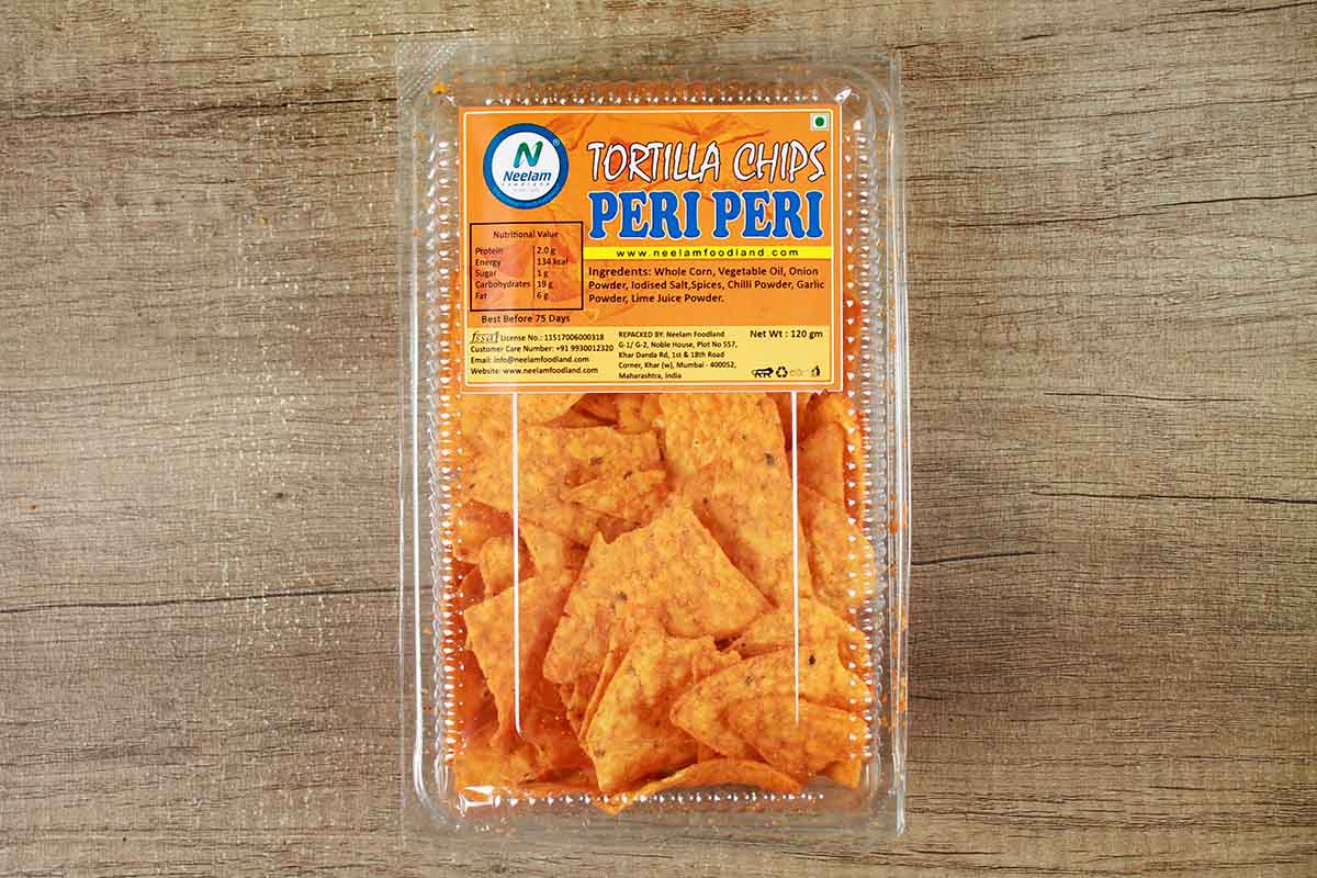 Tortillla Chips Peri Peri 120 Gm