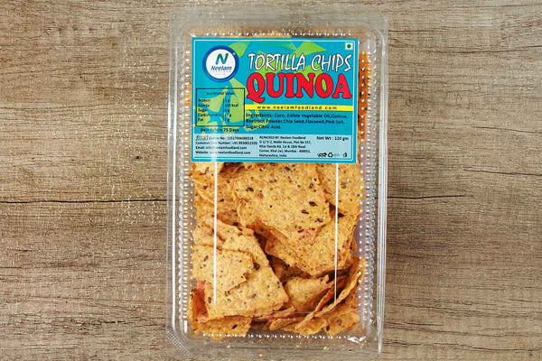 TORTILLA CHIPS QUINOA 120 GM