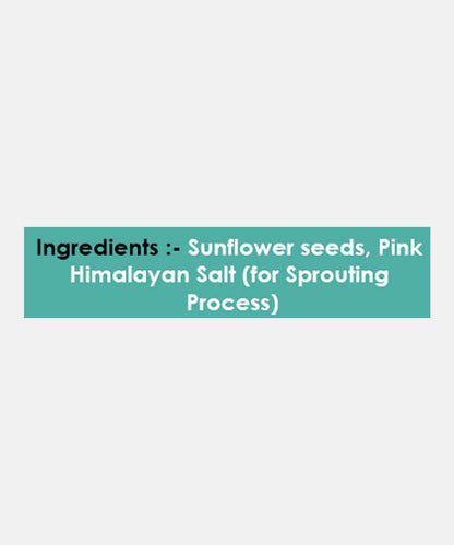 Sprouted Sunflower Seeds 200 Gm