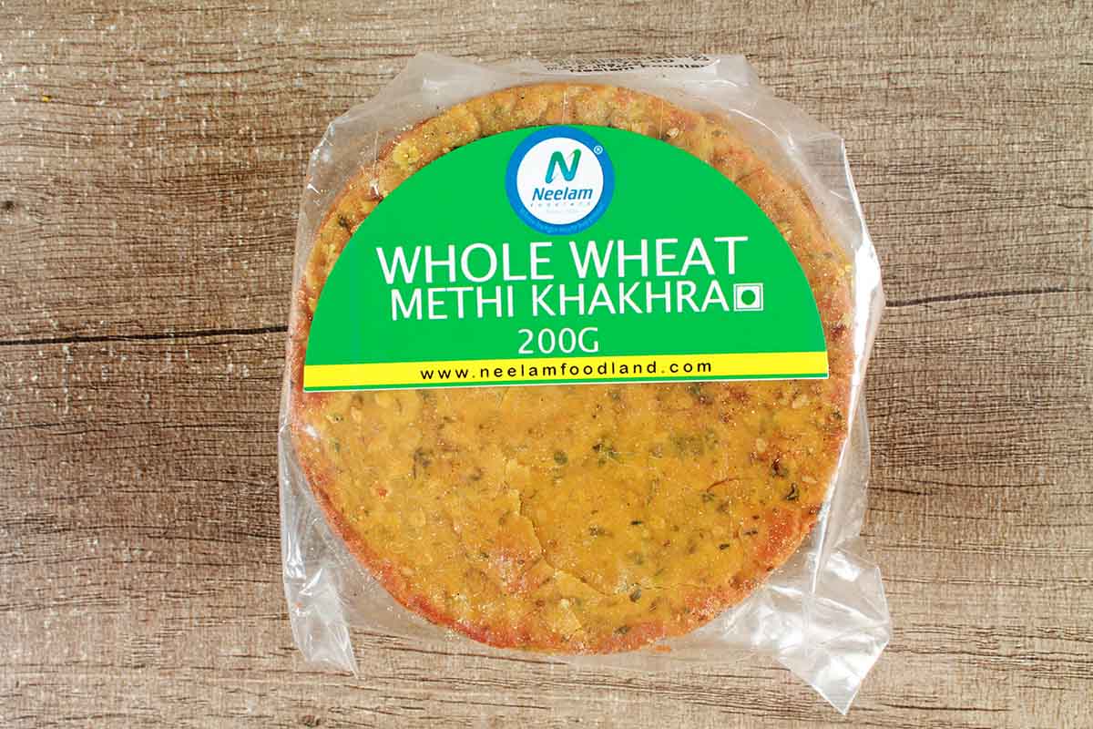 WHOLE WHEAT METHI KHAKHRA MINI 200 GM