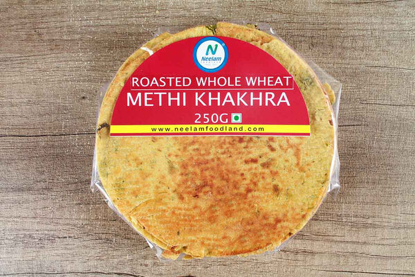 ROASTED WHOLE WHEAT METHI KHAKHRA 250 GM