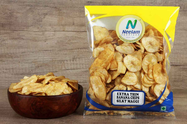 EXTRA THIN BANANA CHIPS SILKY MAGGI 200 GM