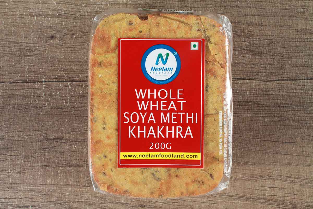 WHOLE WHEAT SOYA METHI KHAKHRA MOBILE 200 GM