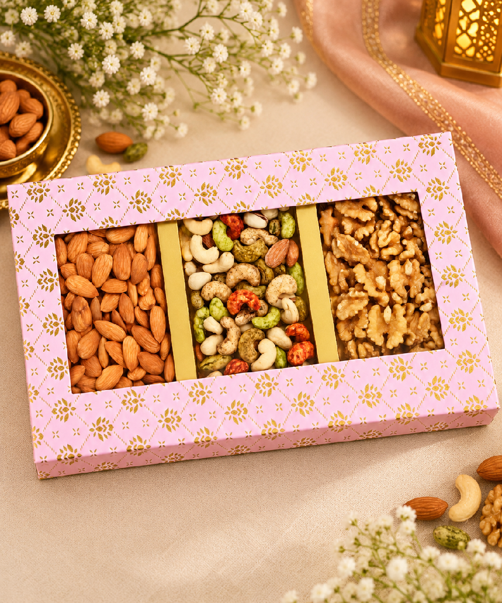 3 P Khokha Dry Fruit Box 400 Gm