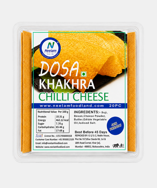 Dosa Khakhra Chilli Cheese 20 Pieces