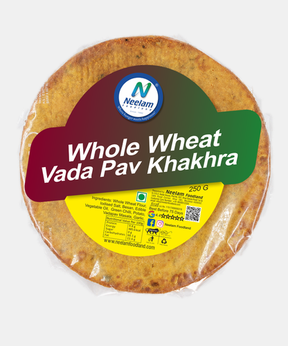 Whole Wheat Vada Pav Khakhra 250 Gm