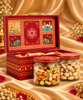 Maroon Gift Hamper 2 Jar  Khokha Box 310 Gm