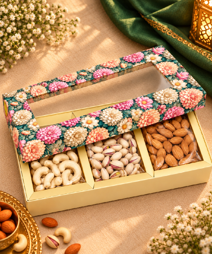 3 P Small Dry Fruit Box 280 Gm