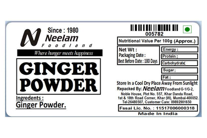 GINGER POWDER 100 GM