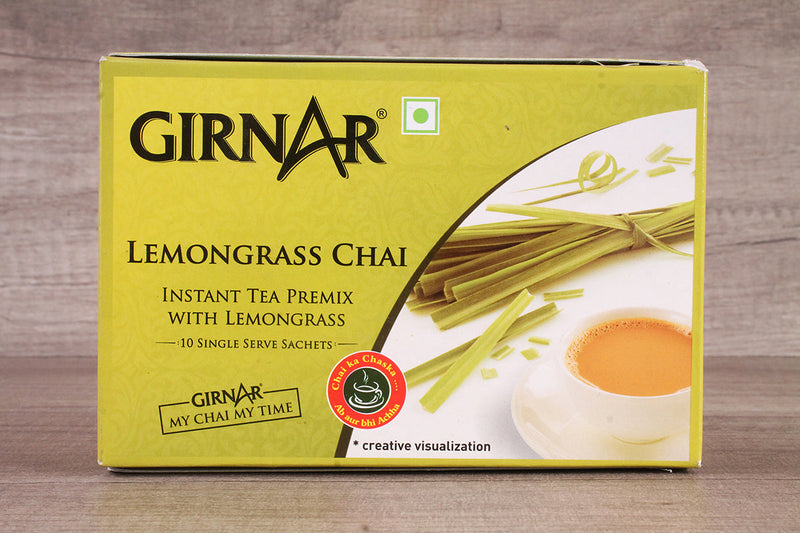 GIRNAR LEMONGRASS CHAI PREMIX INSTANT 10 SACHETS