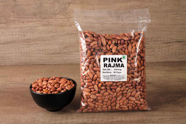 PINK KIDNEY BEANS/CHITRA RAJMA 500 GM